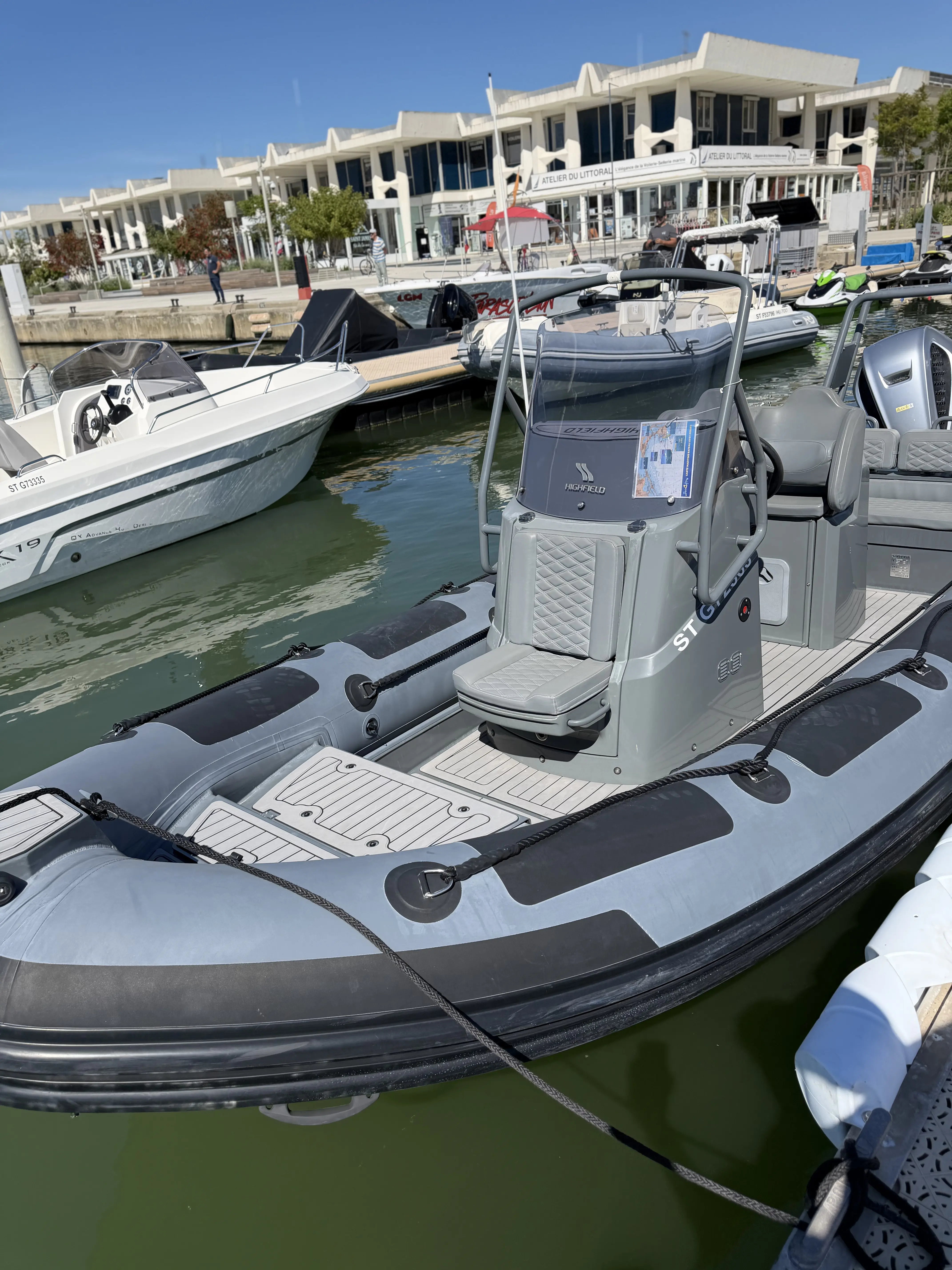 Highfield Patrol 6.60 (Kawad) — vue 1, semi-rigide 150 CV La Grande-Motte