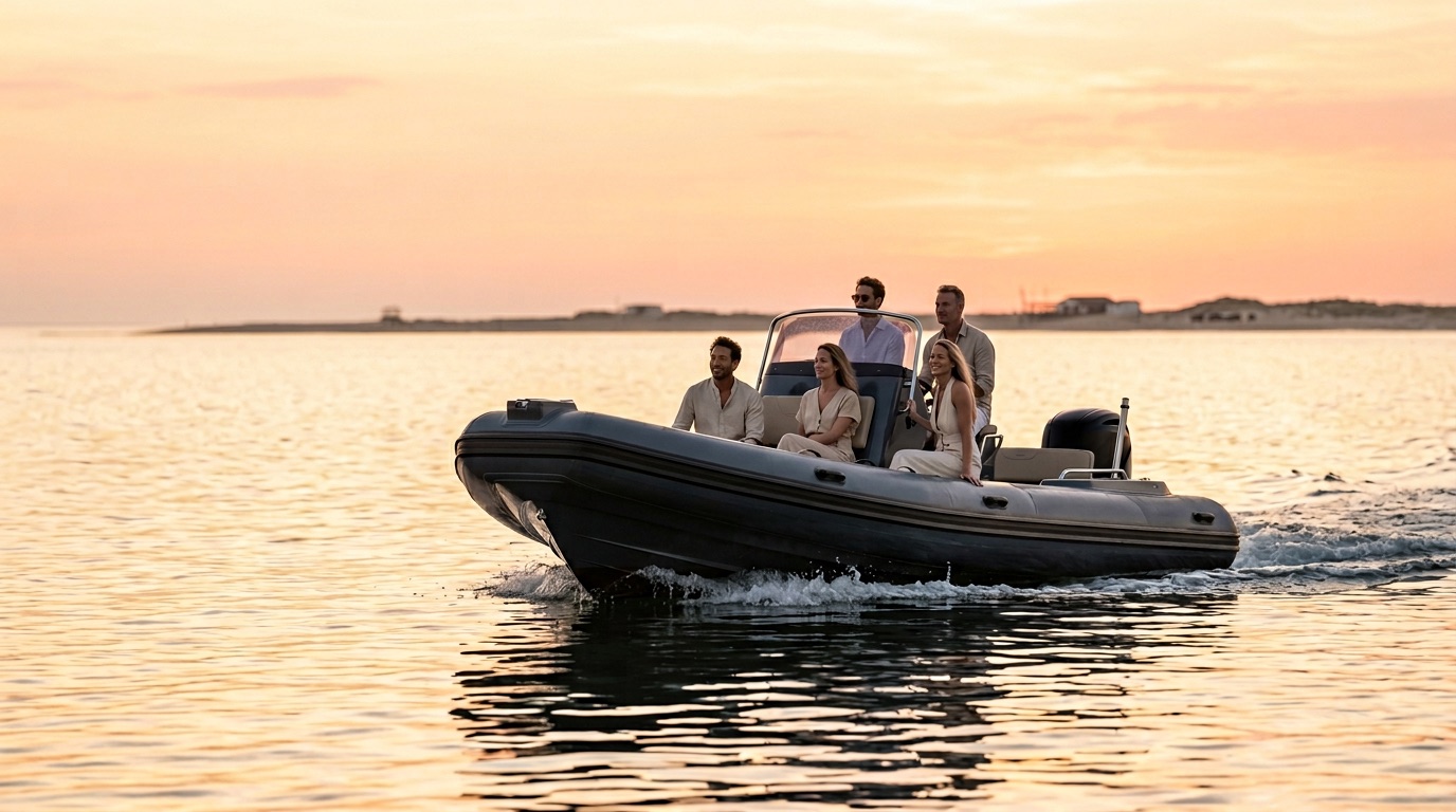 Semi-rigide Tempest 700 avec permis à La Grande-Motte